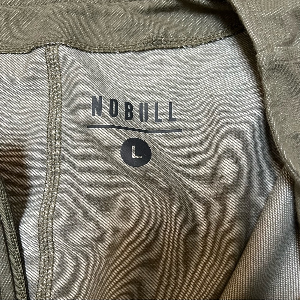 NOBULL Women’s Twill Zip Up Jacket Army Green Women's Size Large - Picture 7 of 12